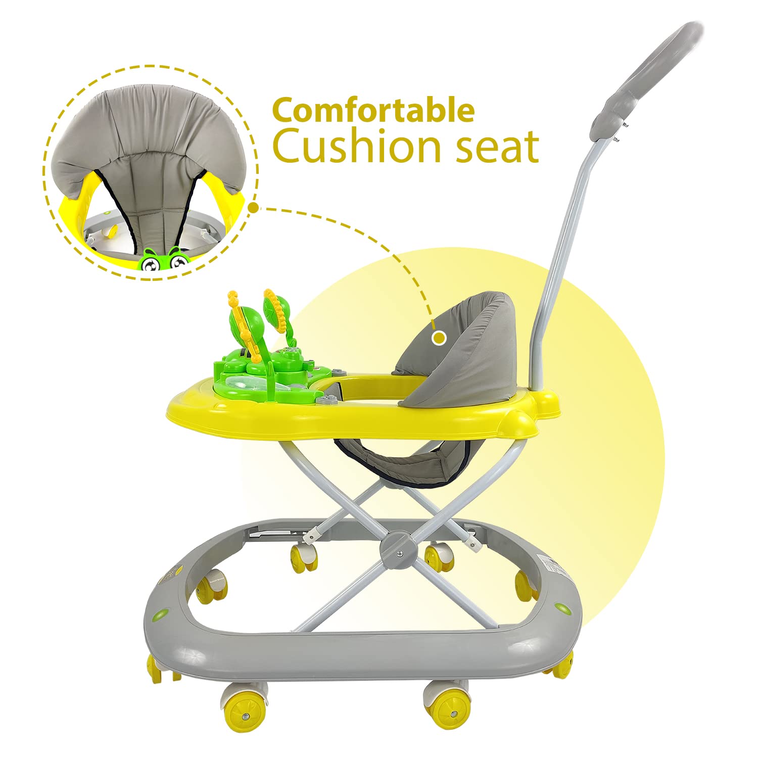 Dash Butterfly Deluxe Baby Walker with 3 Position